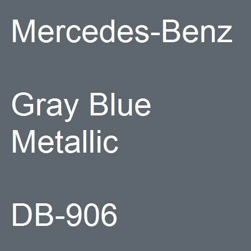 Mercedes-Benz, Gray Blue Metallic, DB-906.